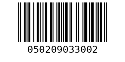 Barcode 050209033002