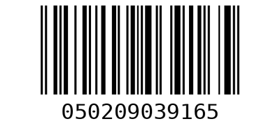 Barcode 050209039165
