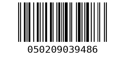 Barcode 050209039486