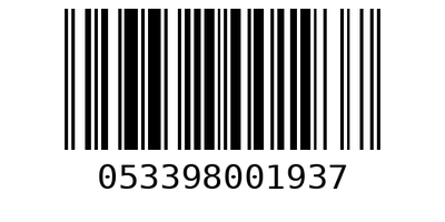 Barcode 053398001937