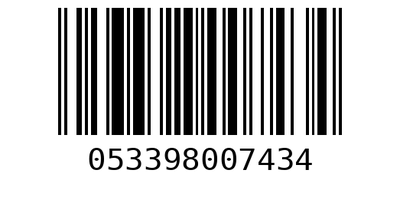 Barcode 053398007434