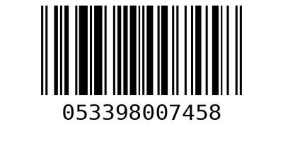 Barcode 053398007458