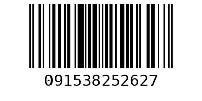 Barcode 091538252627