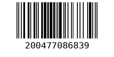 Barcode 20047708683368