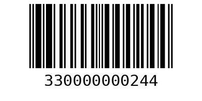 Barcode 330000000244