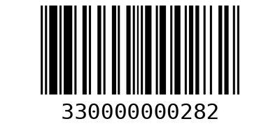 Barcode 330000000282