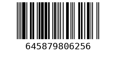 Barcode 645879806252
