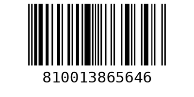 Barcode 810013865646