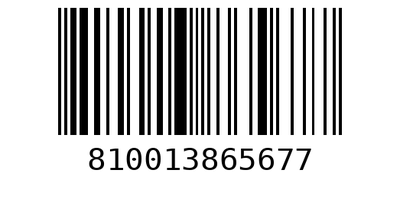 Barcode 810013865677