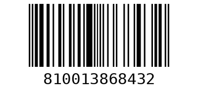 Barcode 810013868432