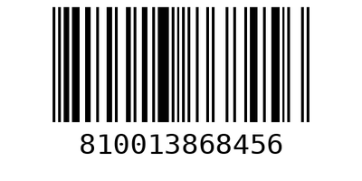 Barcode 810013868456