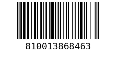 Barcode 810013868463