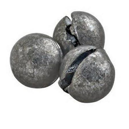 EAGLE CLAW ROUND NON REMOVABLE LEAD SPLIT SHOT, SIZE 2