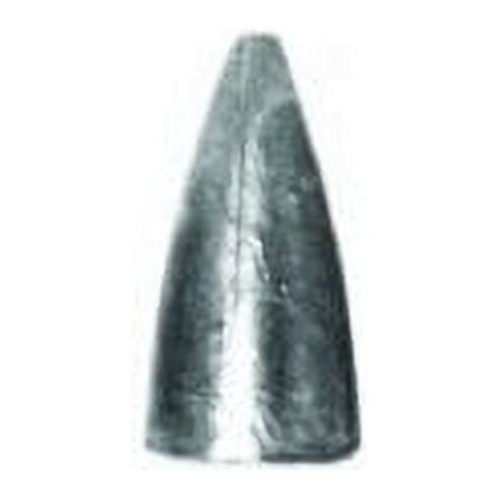 EAGLE CLAW BULLET SHAPED WORM SINKER, LEAD SIZE 3/16OZ