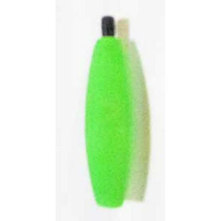 BETTS FOAM TORPEDO FLOATS GREEN 100 BAG 2" X 1/2