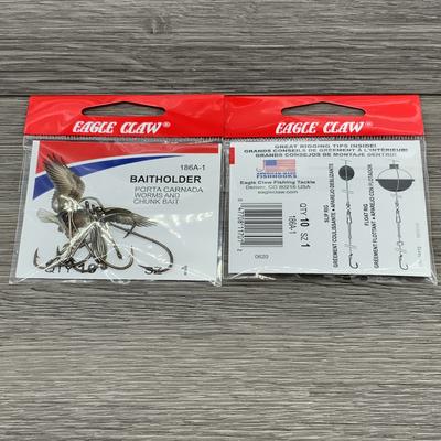 EAGLE CLAW BAITHOLDER BRONZE HOOK SIZE 1 (5 TO CARTON)