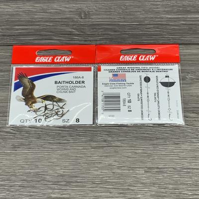 EAGLE CLAW BAITHOLDER BRONZE HOOK SIZE 8