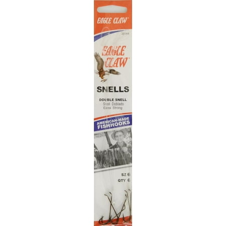 EAGLE CLAW SNELLED DOUBLE LINE 2X LONG SHANK 24 T CTN