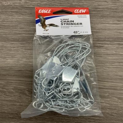 04300-005 EAGLE CLAW 9 SNAP CHAIN STRINGER 46" LONG 1/BAG 9SCS