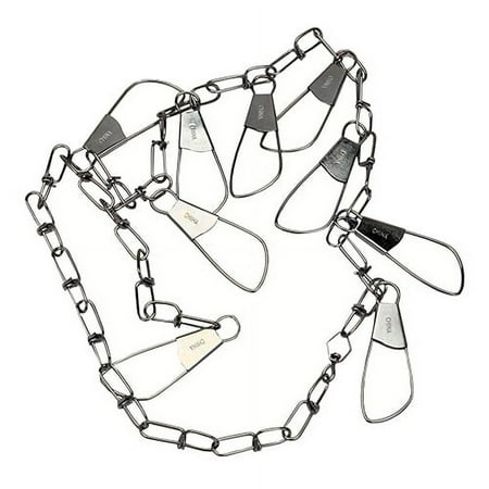 04300-005 EAGLE CLAW 9 SNAP CHAIN STRINGER 46" LONG 1/BAG 9SCS