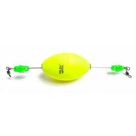 BETTS BILLY BOY AGGRAVATOR 2-1/2"FL YEL FOAM ON WIRE WITH BEADS,NOISEY