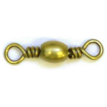 EAGLE CLAW 01111-012 BARREL SWIVEL BRASS SZ 12 12 TO BAG 12 BAGS TO CTN BBS-12