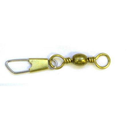 EAGLE CLAW 01141-012 SNAP SWIVEL BRASS SIZE 12, 12 BAGS TO CTN BSS-12