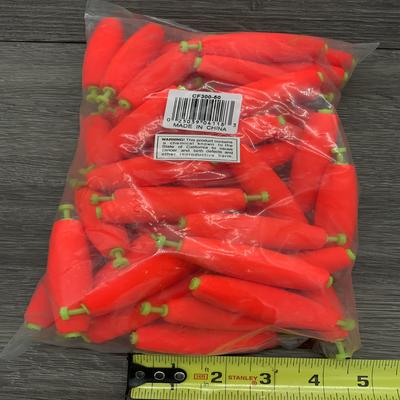 JEROS 3" SNAP ON CIGAR FOAM FLOATS 50/PK