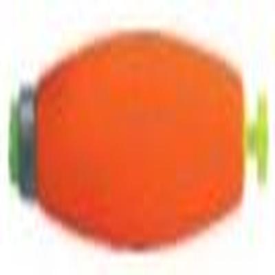 CIGAR FOAM FLOAT, WEIGHTED,2", CHARTREUSE, 50/BAG