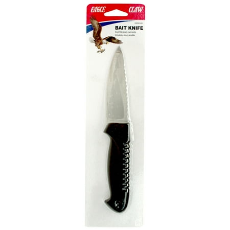 03050-001 EAGLE CLAW BAIT KNIFE WITH STAINLESS STEEL 3-3/8" BLADE ECBK1