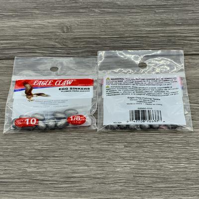 EAGLE CLAW 02050-010 PKG EGG LEAD 1/8 OZ 12 BAGS TO BOX