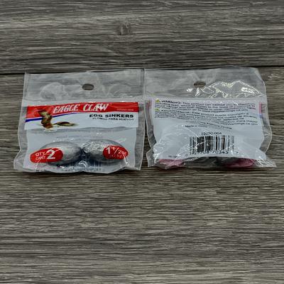 EAGLE CLAW 02050-004 PKG EGG LEAD 1-1/2 OZ 12 BAGS TO BOX