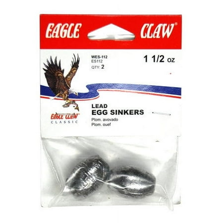 EAGLE CLAW 02050-004 PKG EGG LEAD 1-1/2 OZ 12 BAGS TO BOX