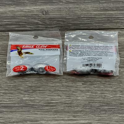 EAGLE CLAW 02050-005 PKG EGG LEAD 1-1/4 OZ 12 BAGS TO BOX