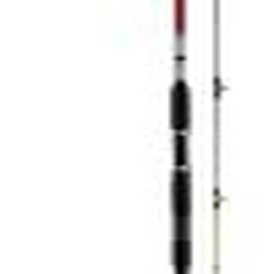HT 7'6" WHITE LIVE BAIT CAST ROD,EVA GRIP,STRIPER PERFECT