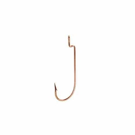 EAGLE CLAW LAZER BRONZE WORM Z BEND HOOK SIZE 1/0