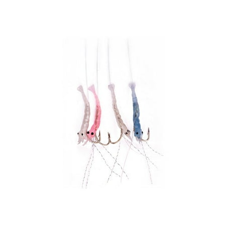 EAGLE CLAW LAZER SABIKI BAIT RIG SHRIMP MULTI-COLORED NICKEL