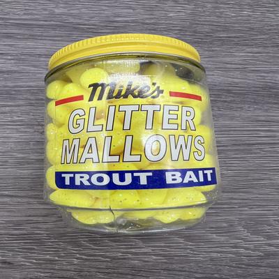 MIKES GLITTER MALLOWS YELLOW/GARLIC