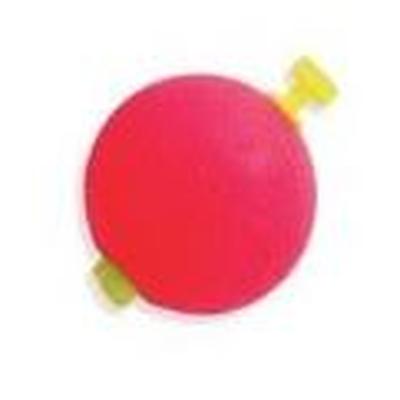 07119-003 EAGLE CLAW 1-1/2" ROUND FOAM SNAP-ON FLOURECENT RED FLOAT 50/BAG