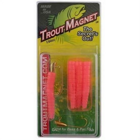LELAND 87677 TROUT MAGNET PINK 9PC 2 JIGHEADS, 7 BODIES TM-P