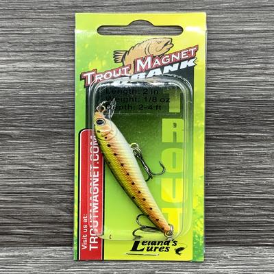 LELAND 87317 TROUT MAGNET CRANK BAIT 2.5" RAINBOW TROUT TMC2.5-RT