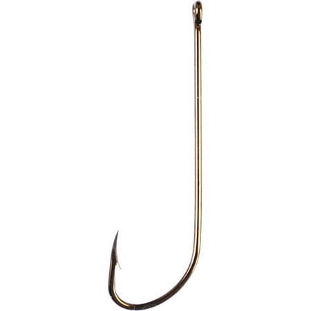EAGLE CLAW REFILL EXTRA LONG SHANK BRONZE HOOK SIZE 1/0 (5 TO CARTON)