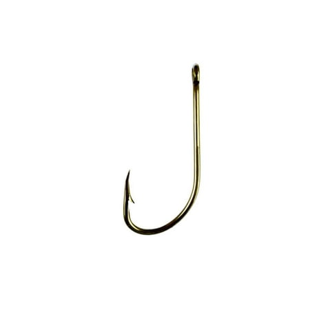 EAGLE CLAW BRONZE PLAIN SHANK OFFSET BRONZE HOOK SIZE 2/0 (5/CTN)
