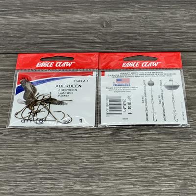 EAGLE CLAW REFILL BRONZE XLT WIRE HOOK SIZE 1 (5 TO CARTON)