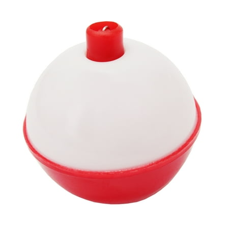 EAGLE CLAW 07120-005 1-3/4" RED&WHITE PLASTIC SNAP ON ROUND FLOAT 50/BAG E50PB6