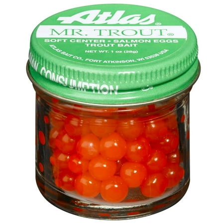 MIKES MR.TROUT SALMON EGGS ORANGE 1.5 OZ