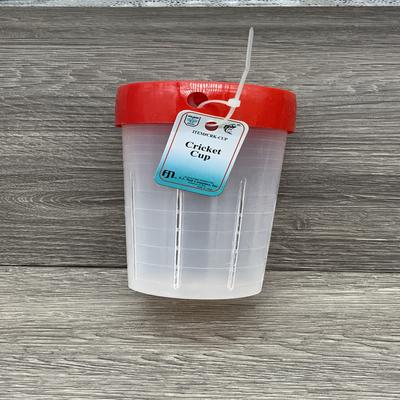 F J NEIL PLASTIC CRICKET CUP WITH LID