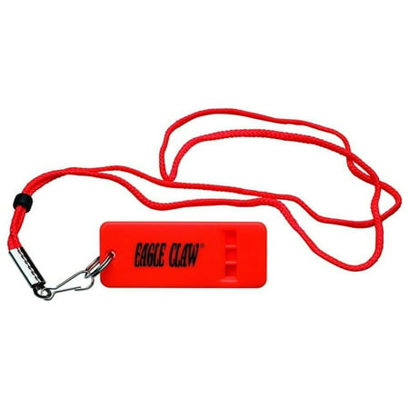 EAGLE CLAW WHISTLE FLORESCENT ORANGE