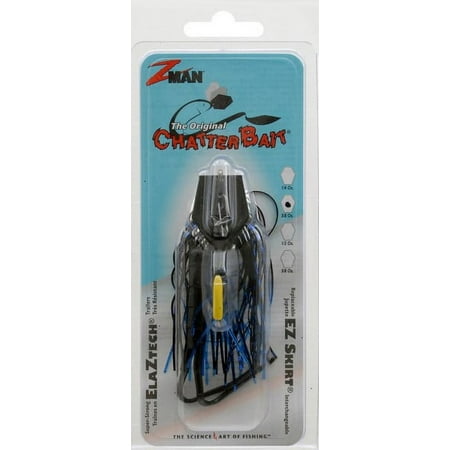 Z MAN CHATTERBAIT BLACK BLUE NICKEL 3/8