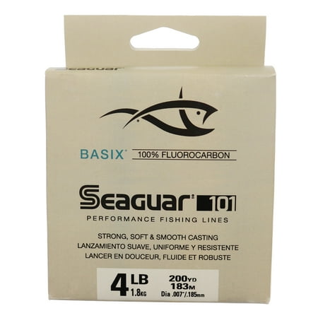 SEAGUAR 101 BASIX 100% FLUOROCARBON 200 YDS 4LB TEST